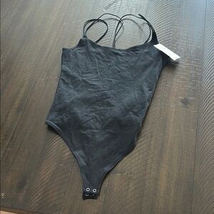 Abercrombie & Fitch Black Strappy Bodysuit